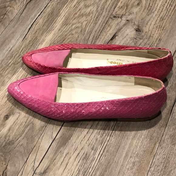 Garolini Moda bright pink flats. Size 8. - Picture 1 of 4